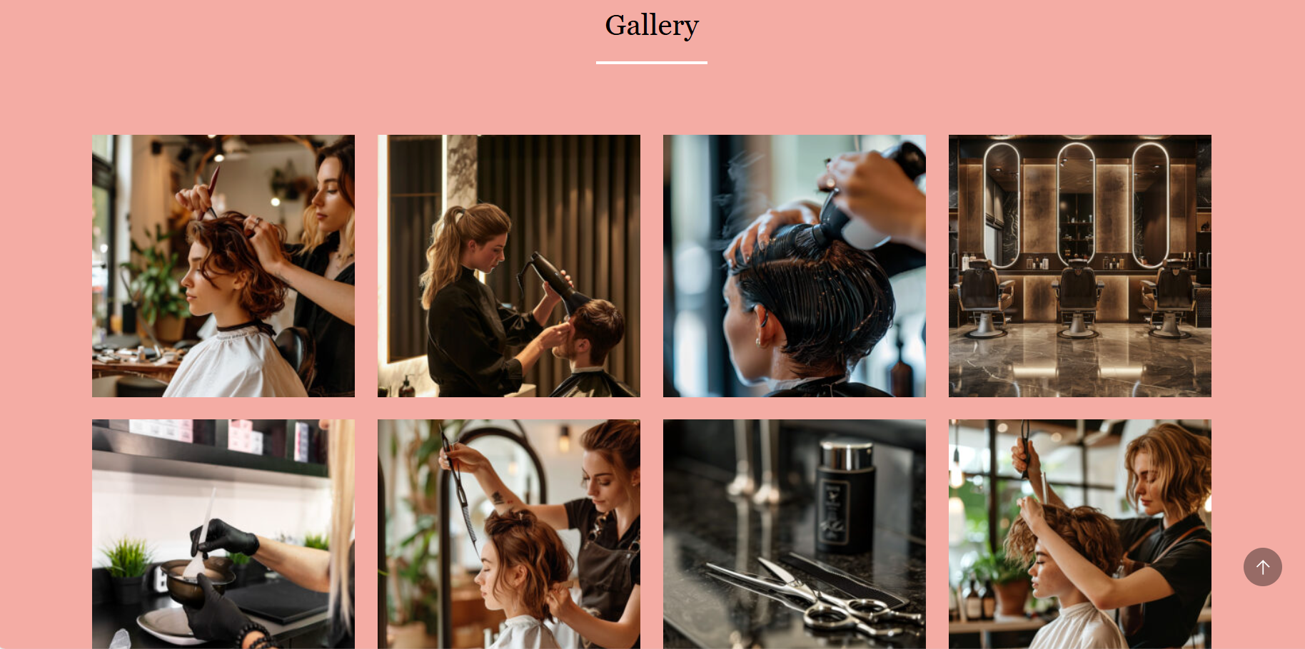 Website Κομμωτηρίου/Hair Salon 1