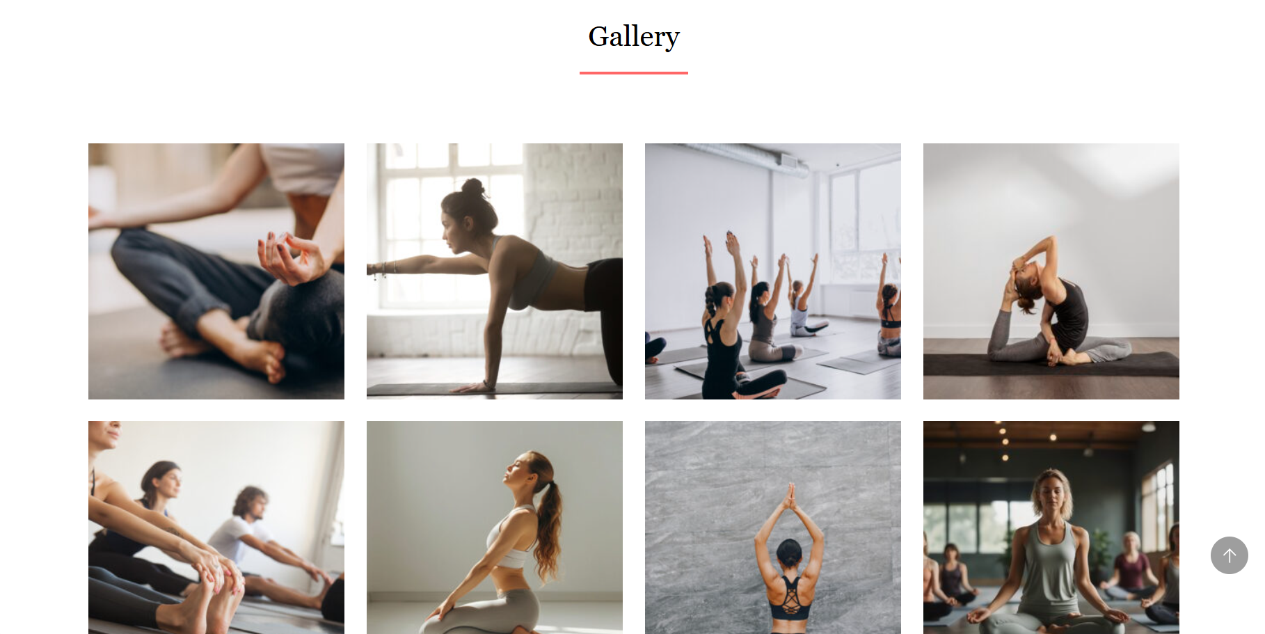 Website Yoga Studio 1