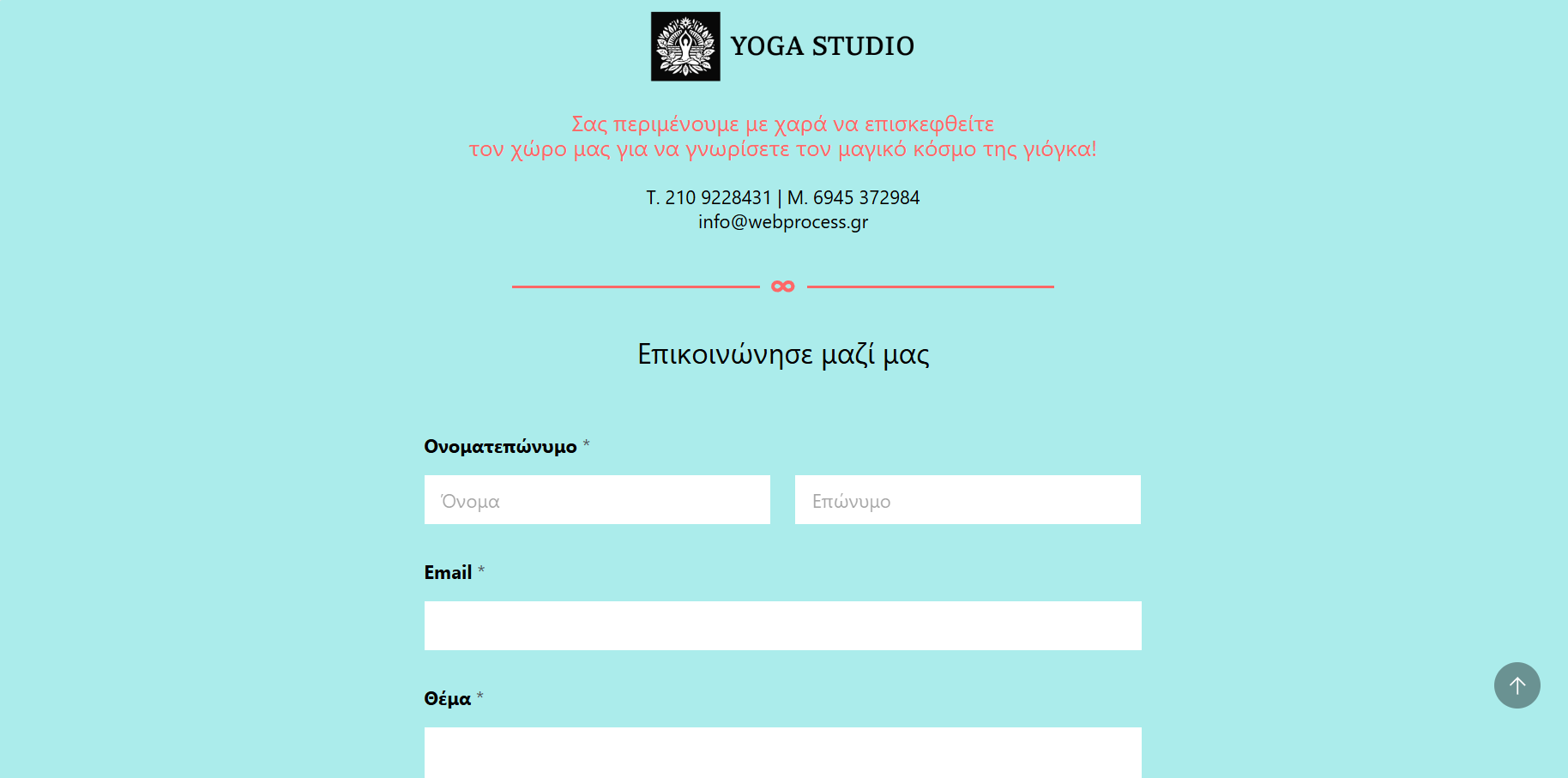 Website Yoga Studio 1